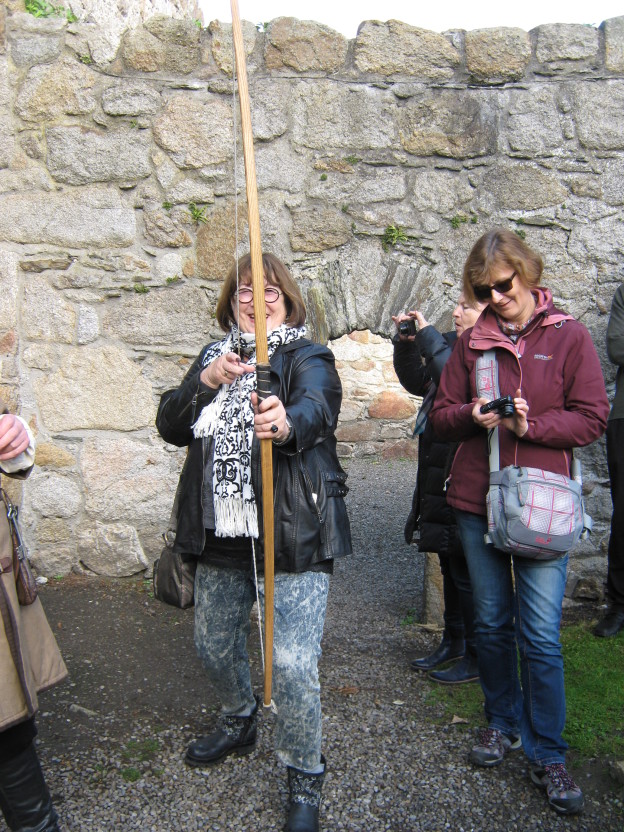 archery in Dalkey Castle